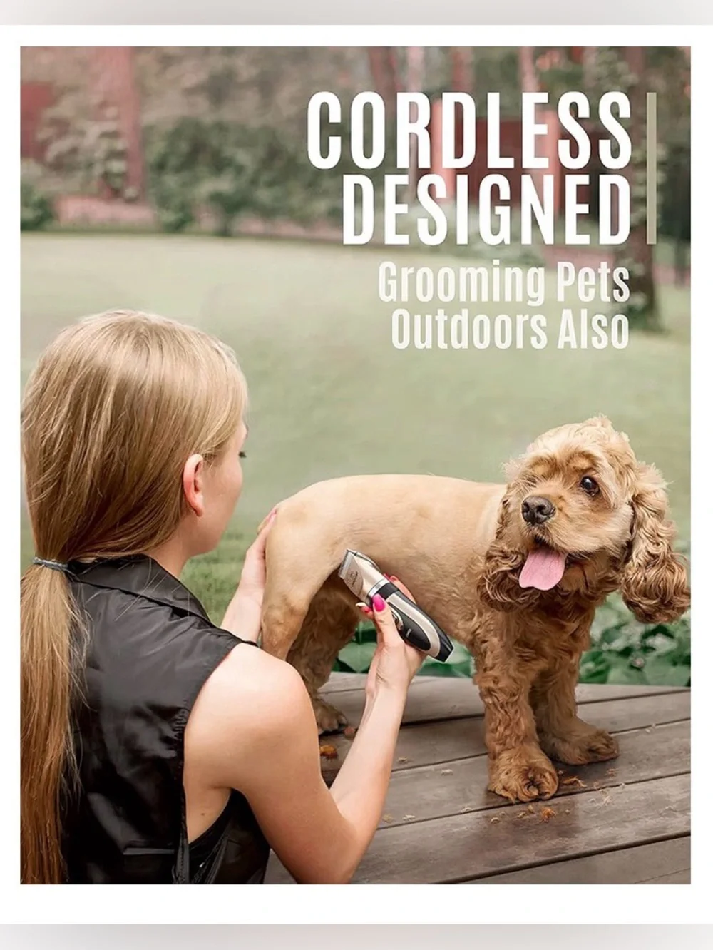 Oneisall Dog Clippers Low Noise, Dog Grooming Kit